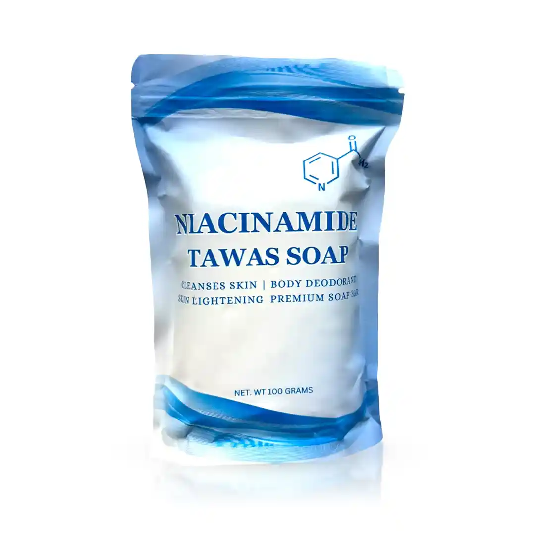 swanson l glutathione 2 Bars Niacinamide Tawas Soap 100g Each : Beauty & Personal Care main image 1
